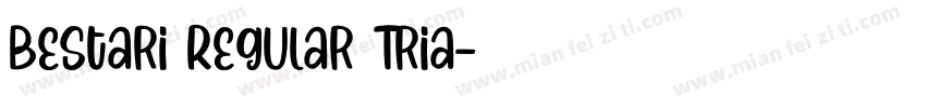 Bestari Regular Tria字体转换